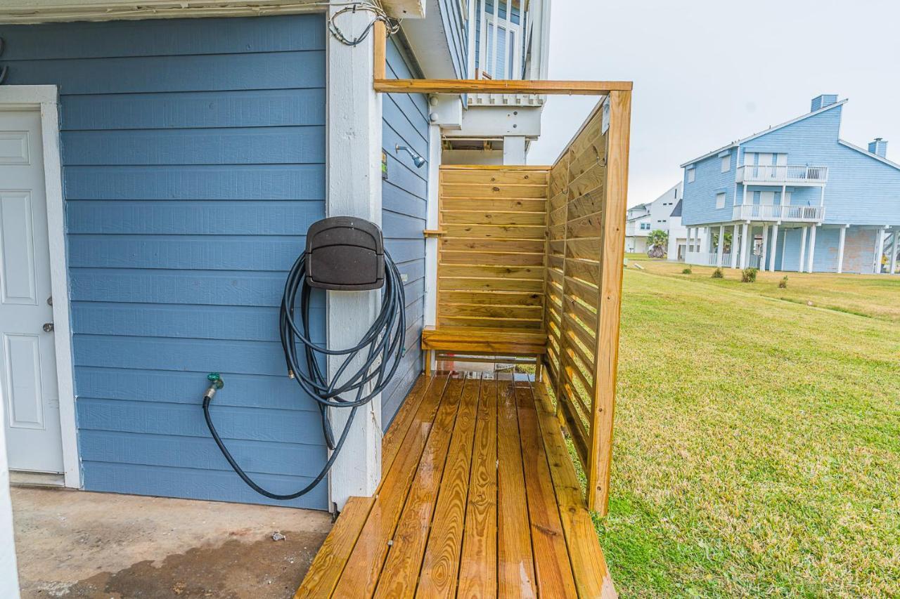 Hot Tub - Ocean Views - Steps To Private Beach - Quiet Location Galveston Exterior foto