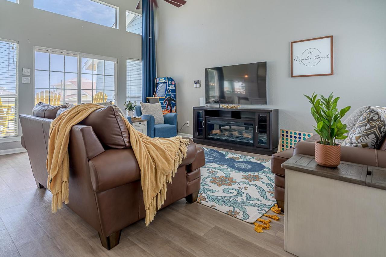 Hot Tub - Ocean Views - Steps To Private Beach - Quiet Location Galveston Exterior foto